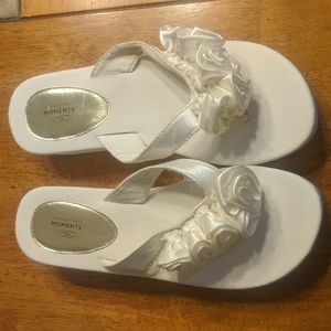Off White/Cream Wedding Flip Flops